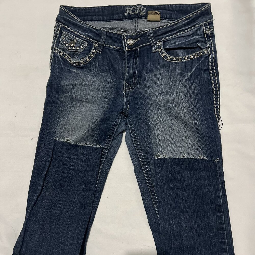 JCJQ rhinestone jeans